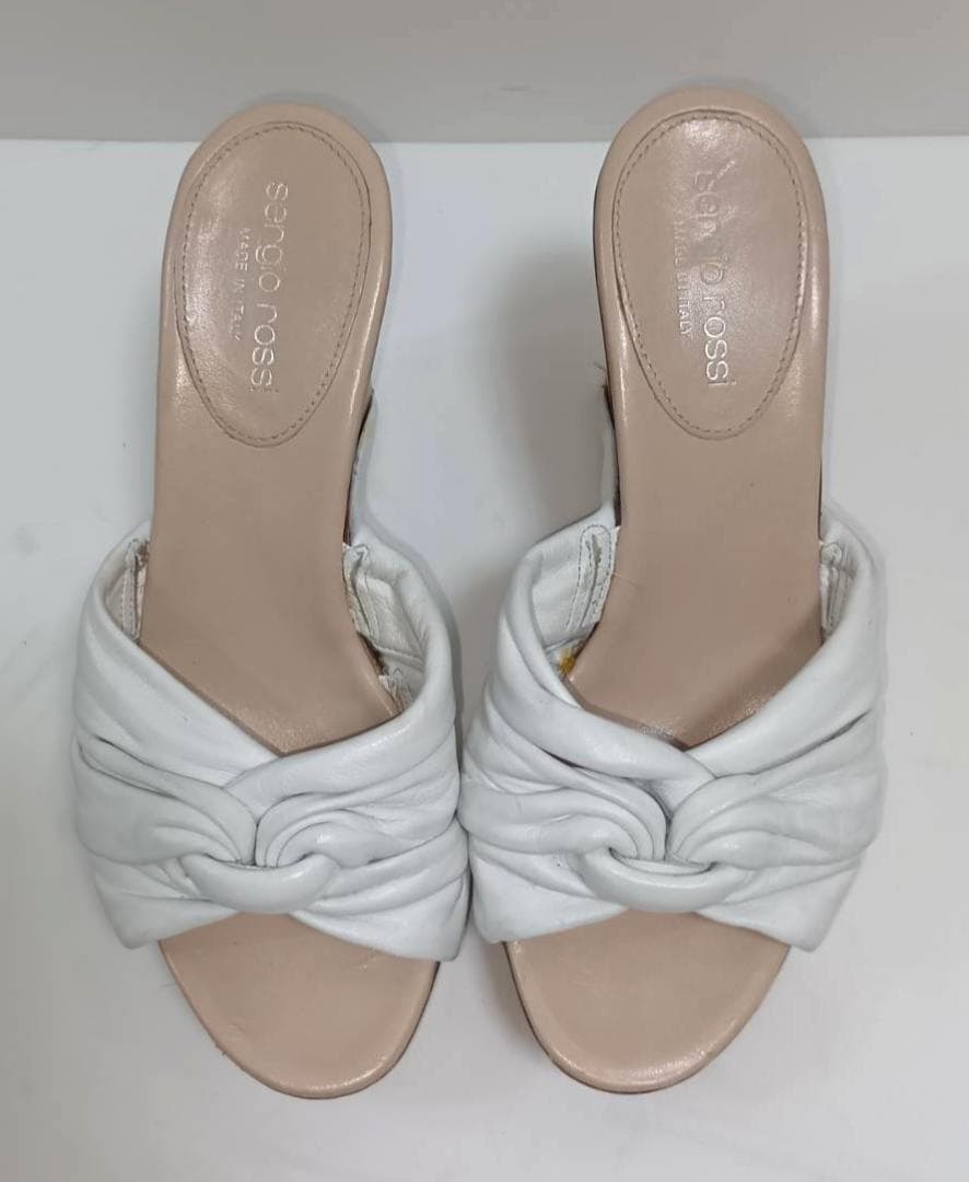 【セット売り】セルジオロッシ 2足 まとめ売り 35.5 厚底 本革 レザー