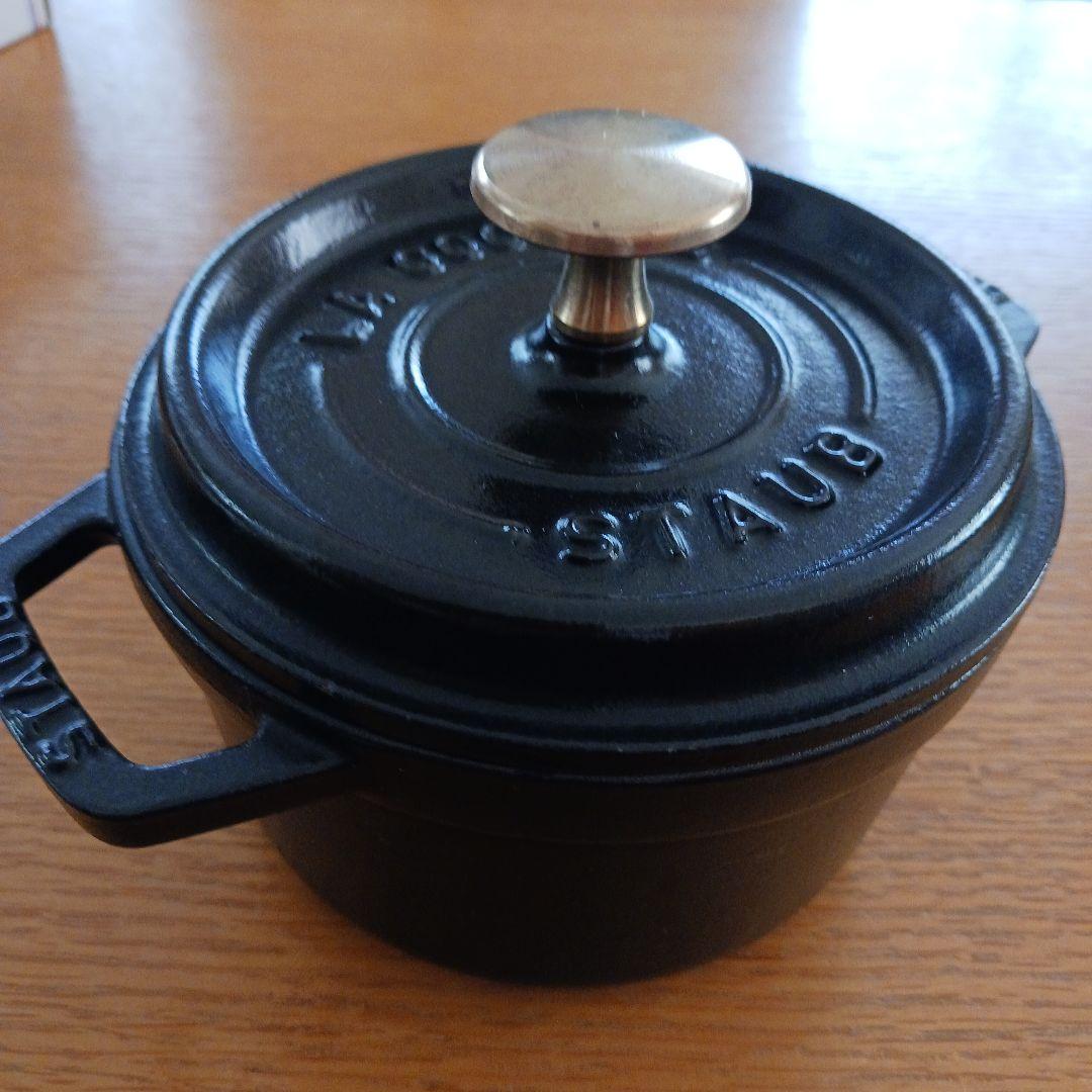 ストウブ ピコ・ココット ラウンド 14cm ブラック