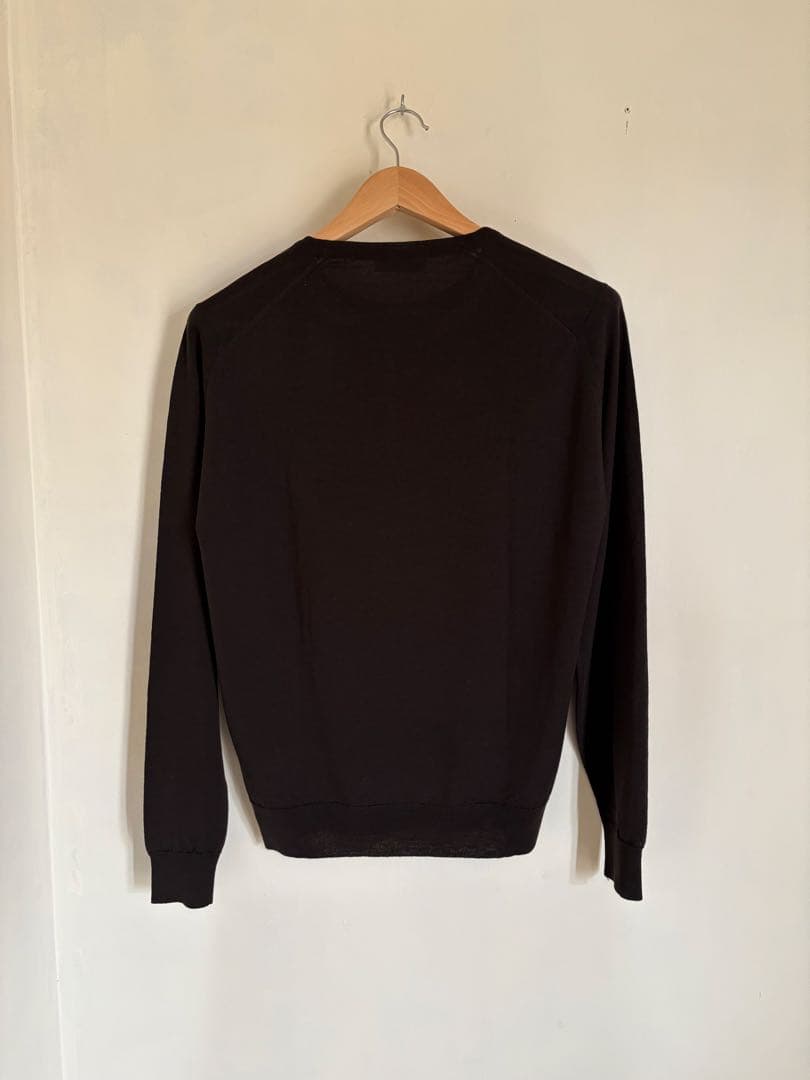 pesce　ジョンスメドレー　ウール100% ブラウン　表記サイズM