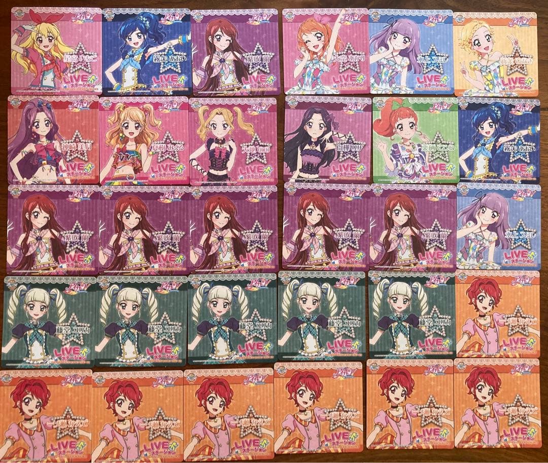 アイカツ　スターズ　アニon コースター　46枚セット
