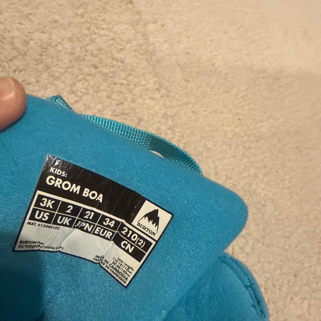BURTON GROM BOA スノーボードブーツ 3K 21cm