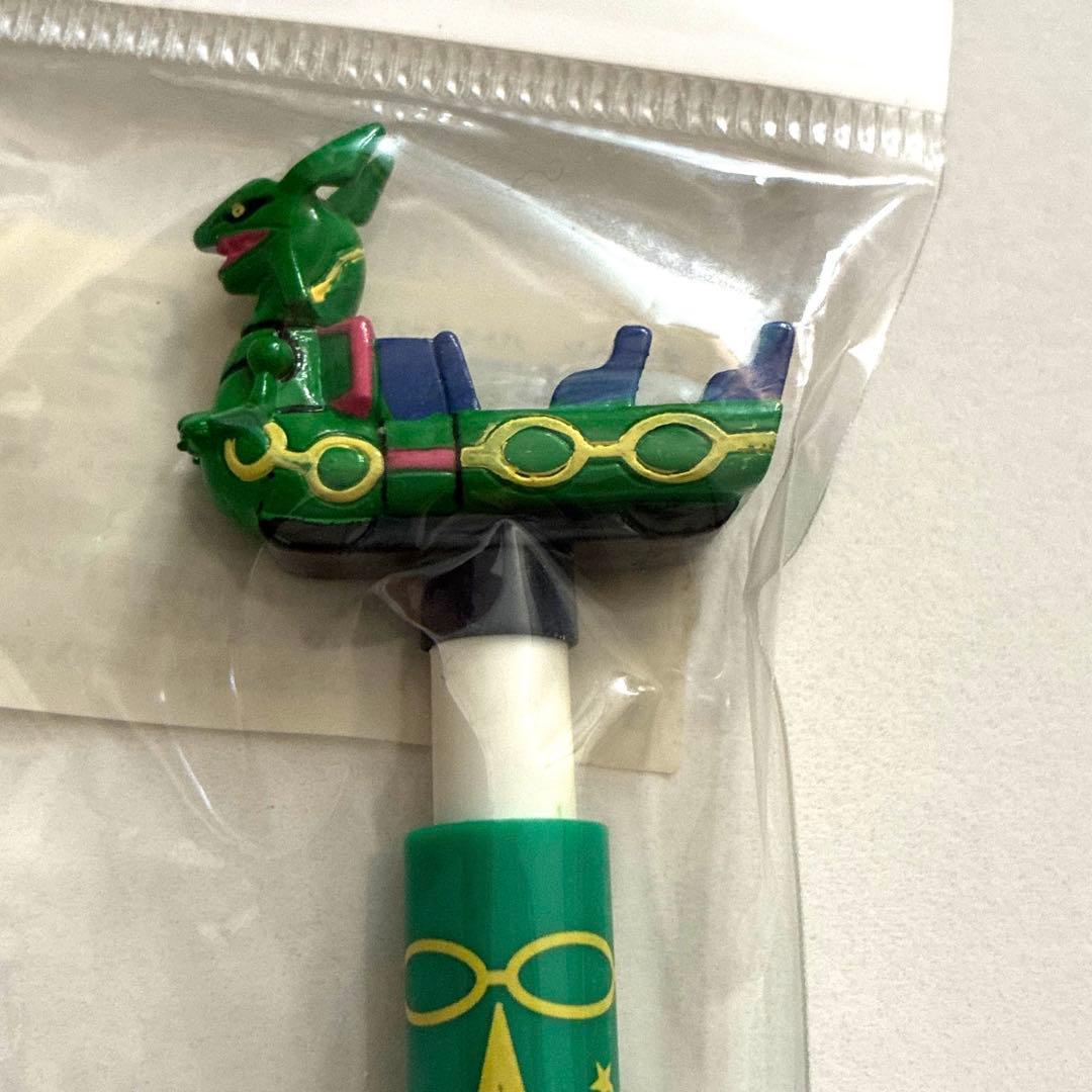 恐竜キャップ付きボールペン 緑色　バトルコースター裂空　ポケセン