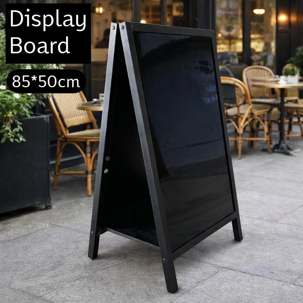 ブラックボード看板A型スタンド黒板両面メニューボードウェルカムボード店舗用カフェ
