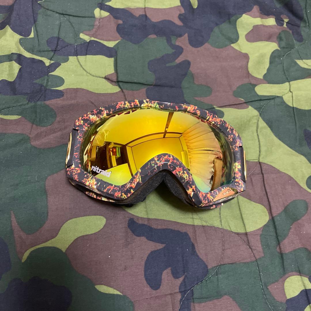 nitraid ✖️ burton AK REAL WEED柄ゴーグル