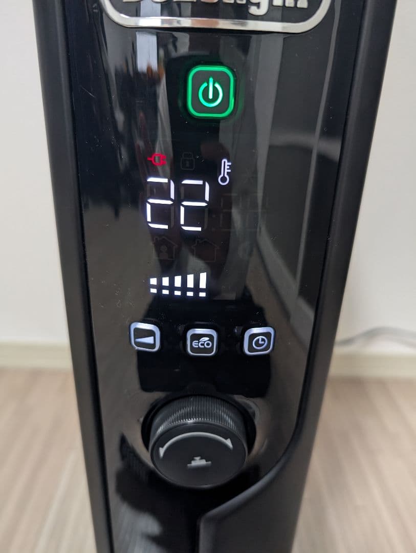 【美品】　デロンギ　マルチダイナミックヒーター　MDHU15-BK リモコン付き