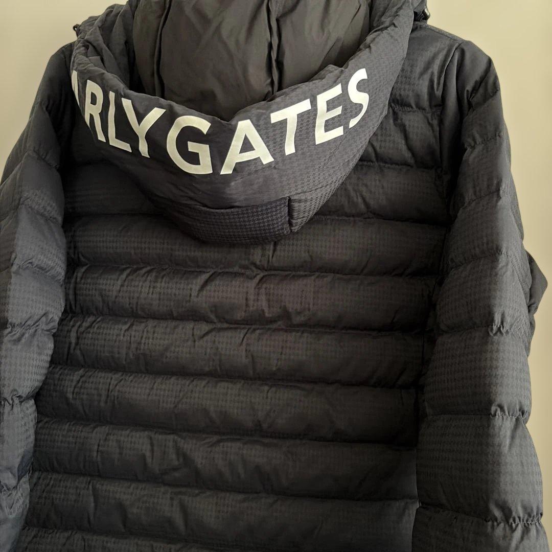 パーリーゲイツレディース中綿パーカーサイズS ネイビー