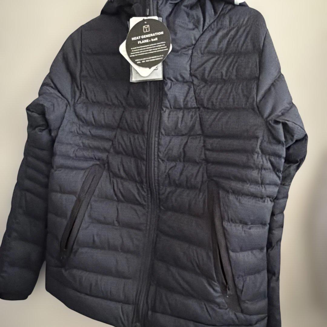 パーリーゲイツレディース中綿パーカーサイズS ネイビー