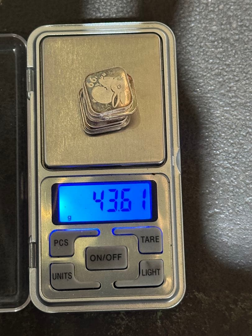 純銀 メダル 銘板 43.61ｇ