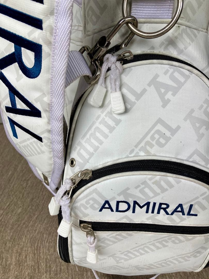 アドミラル スタンド式キャディバッグ 9.0型 希少レーシングロゴ版