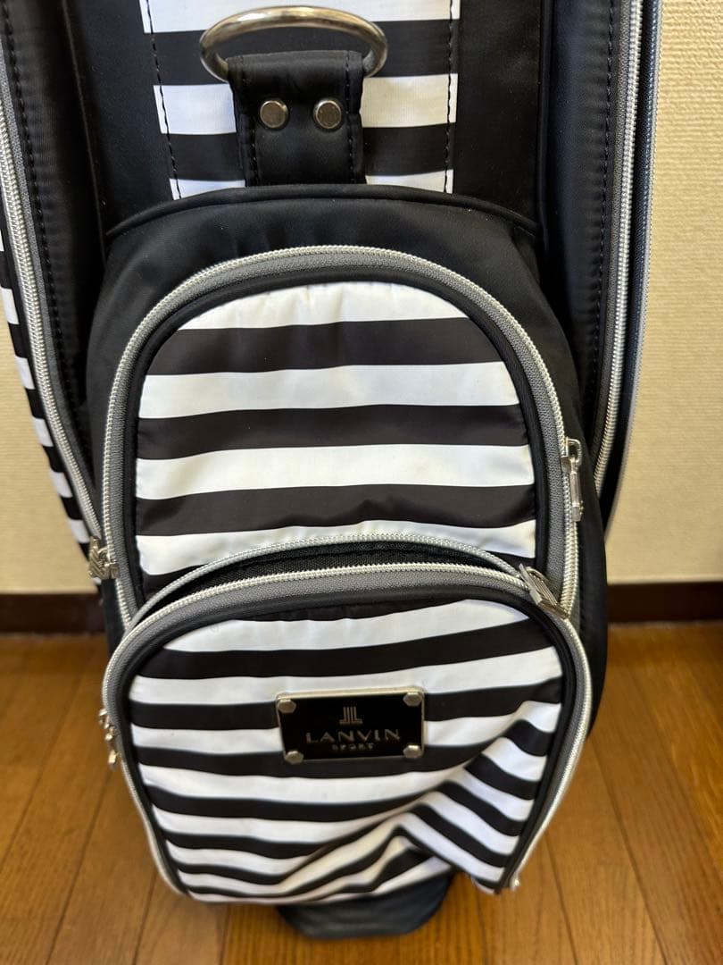ランバンスポール LANVIN SPROT キャディバッグ ボーダー