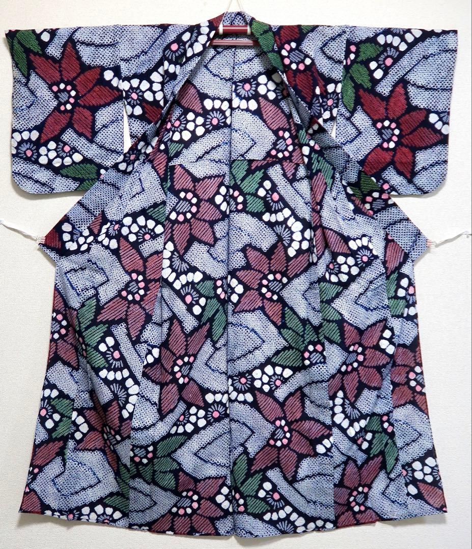 ［w15］浴衣　有松鳴海絞り　割引◎