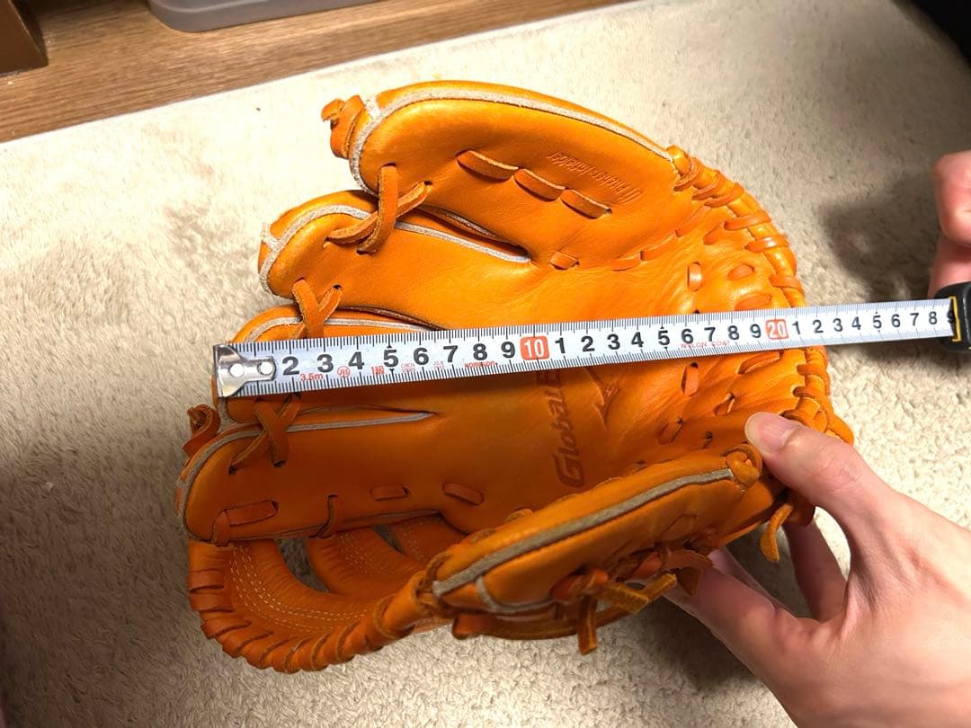 ミズノ プロフェッショナル オレンジ グローブ 右投げ用