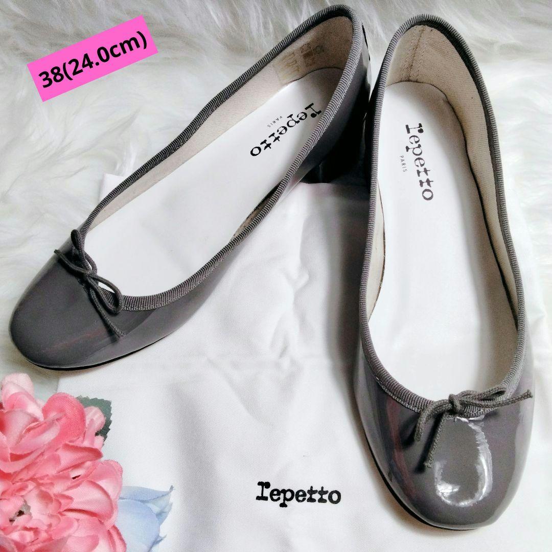 美品♪ repetto レペット カミーユ バレエシューズ エナメル 保存袋付