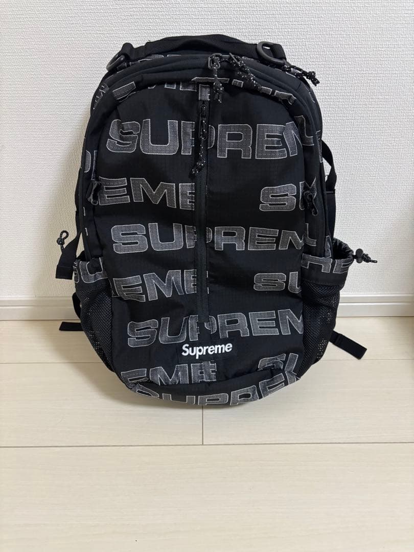 シュプリーム FW21 ブラック リュック　極美品