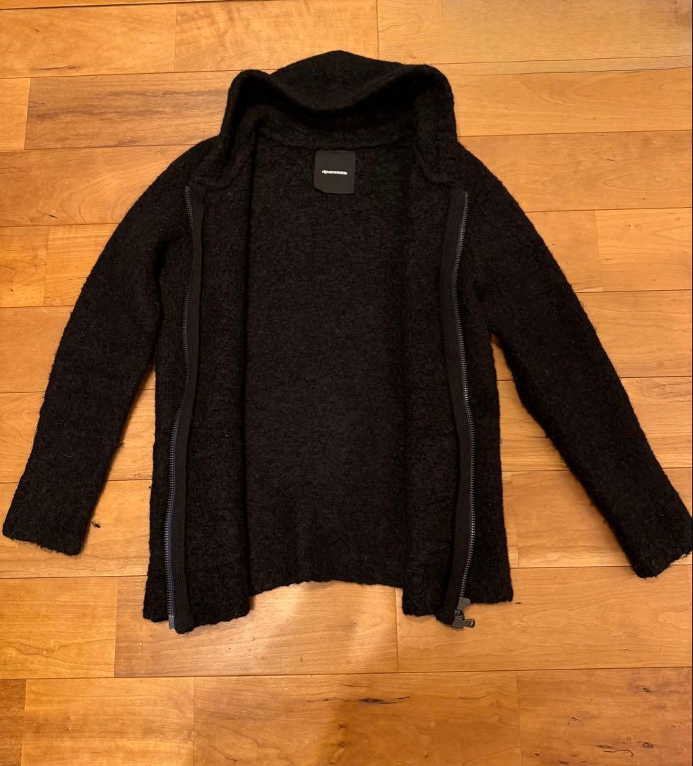 ripvanwinkle アルパカ混 ニットフーディー 色違い2点セット