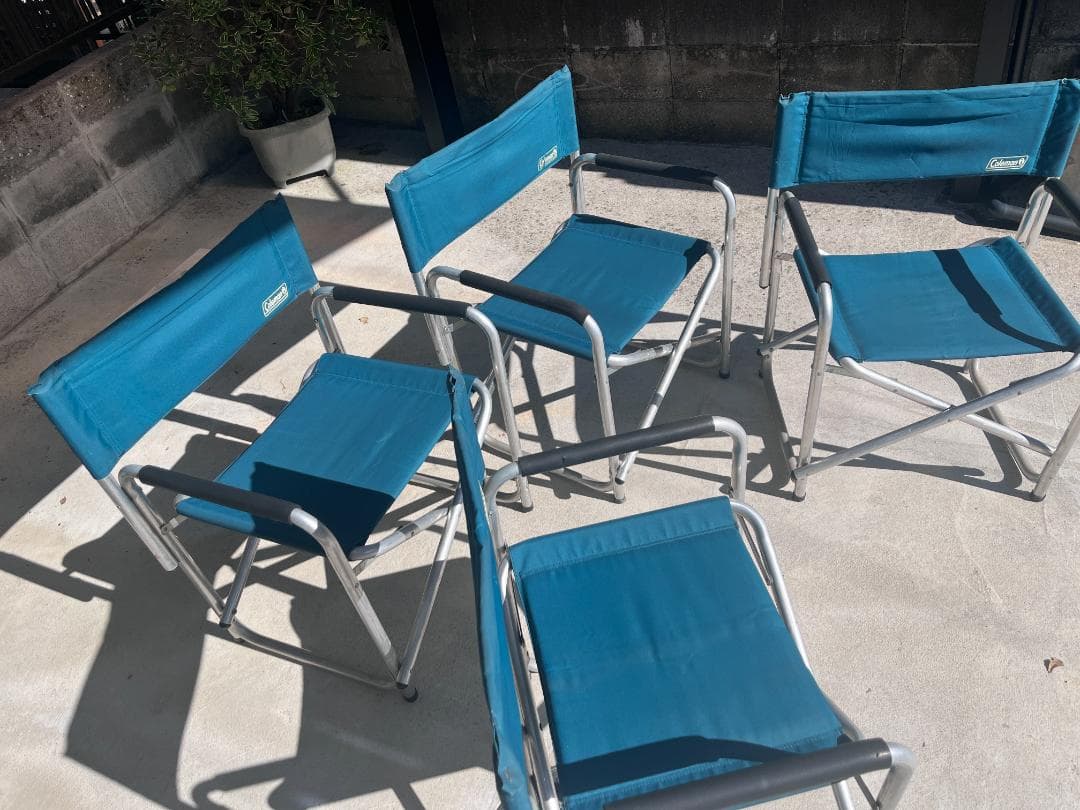 【レア】USA製Coleman（コールマン）キャプテンチェア2 CJ25 4脚