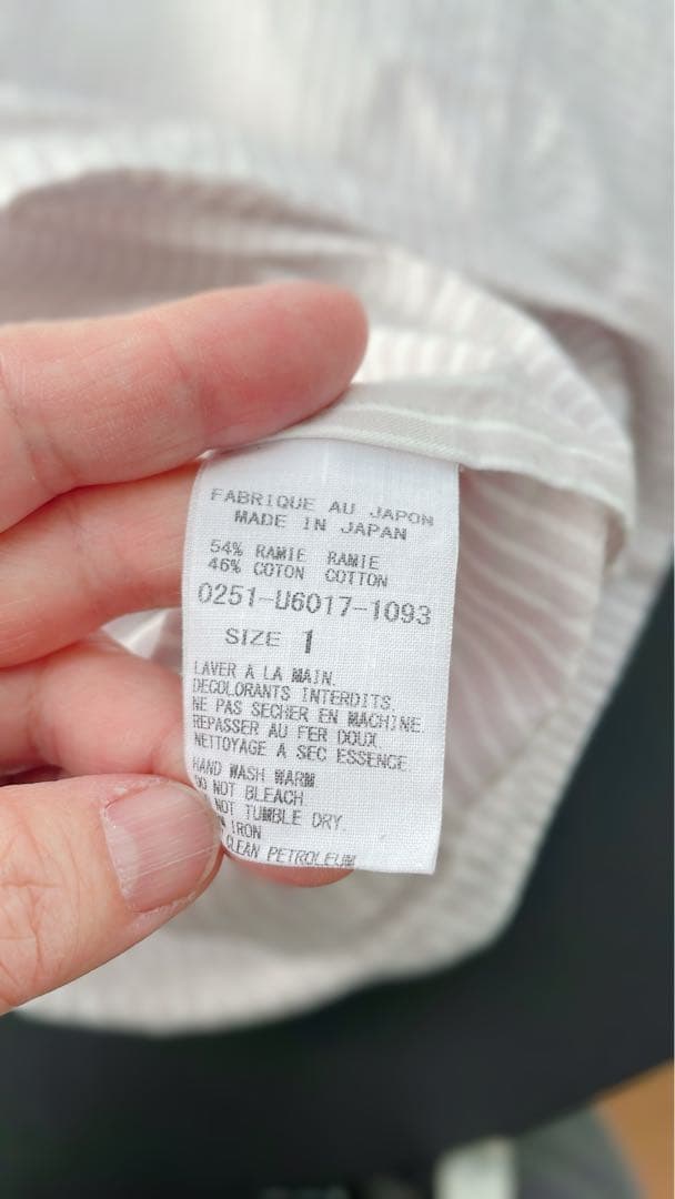 ARTS & SCIENCE ストライプシャツ 長袖