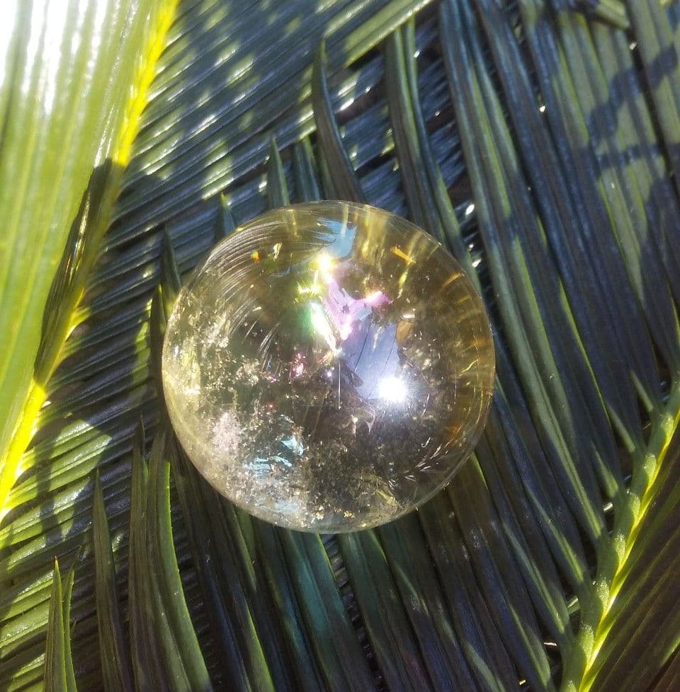 セール　レモンイエロー　✨　 シトリンスフィア 丸玉