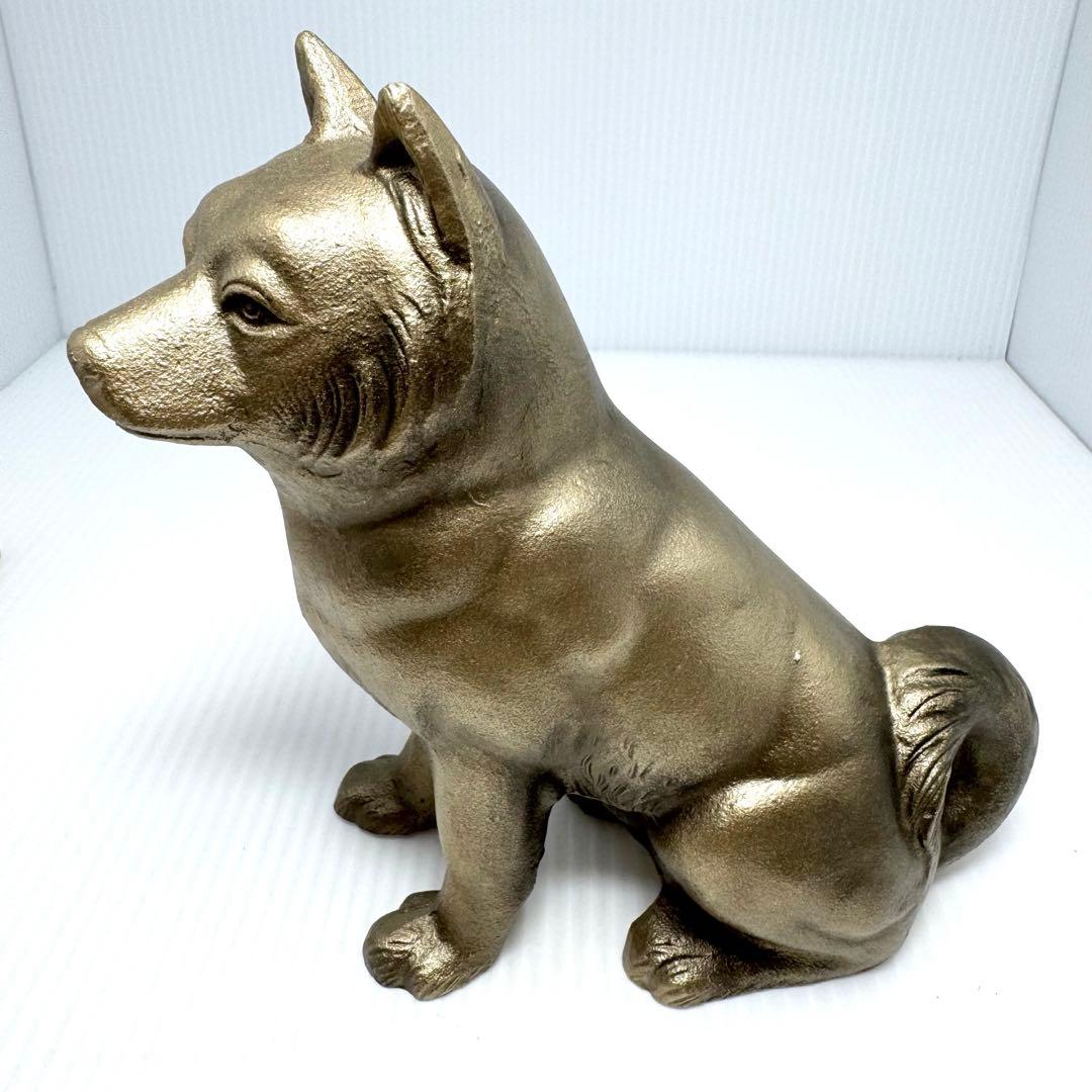 高岡銅器 環水作 日展作家 犬 戌 置物 二匹 鉄 干支 伝統工芸 縁起物