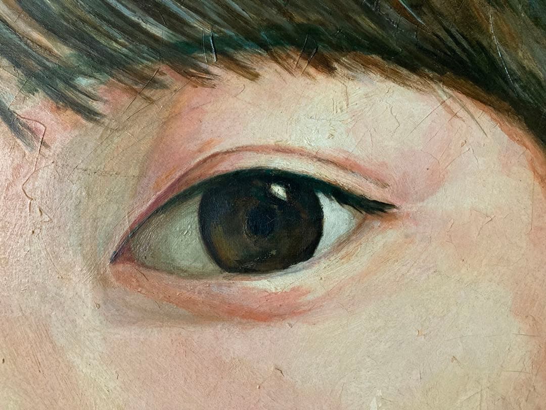 F10号油彩画　初恋