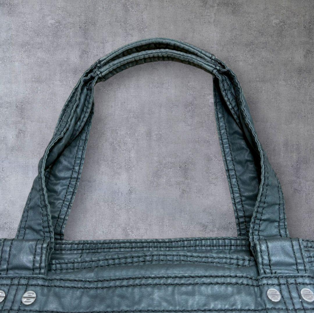 DIESEL ハンドバッグ archive メタルロゴ ブラック系