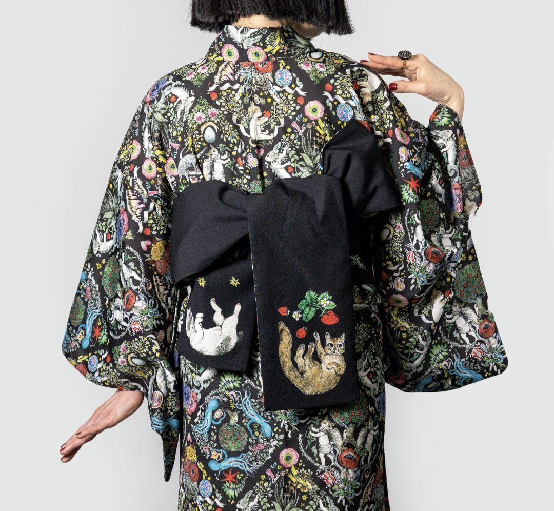 完売品　ヒグチユウコ半幅帯　浴衣