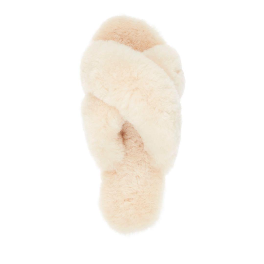 EMU Australia ナチュラル ファー サンダル