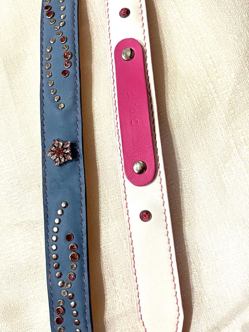 ぷ〜　犬の首輪　ハンドメイド