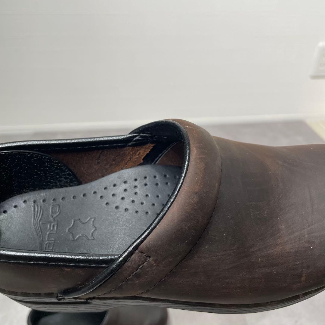 【良品】dansko ダンスコ プロフェッショナル 35 サボサンダル ブラウン