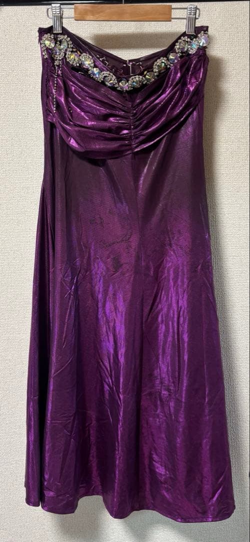 【期間限定】HANAN ベリーダンス　パープル系　ブラスカート