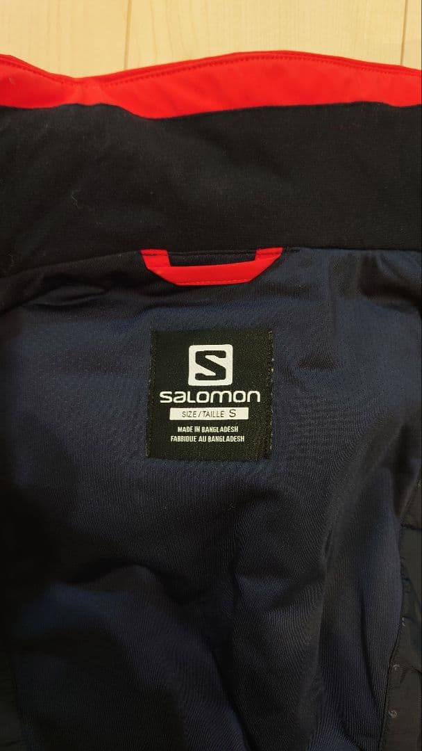 SALOMON　サロモン　スキーウェア　ジャケット　赤　Sサイズ