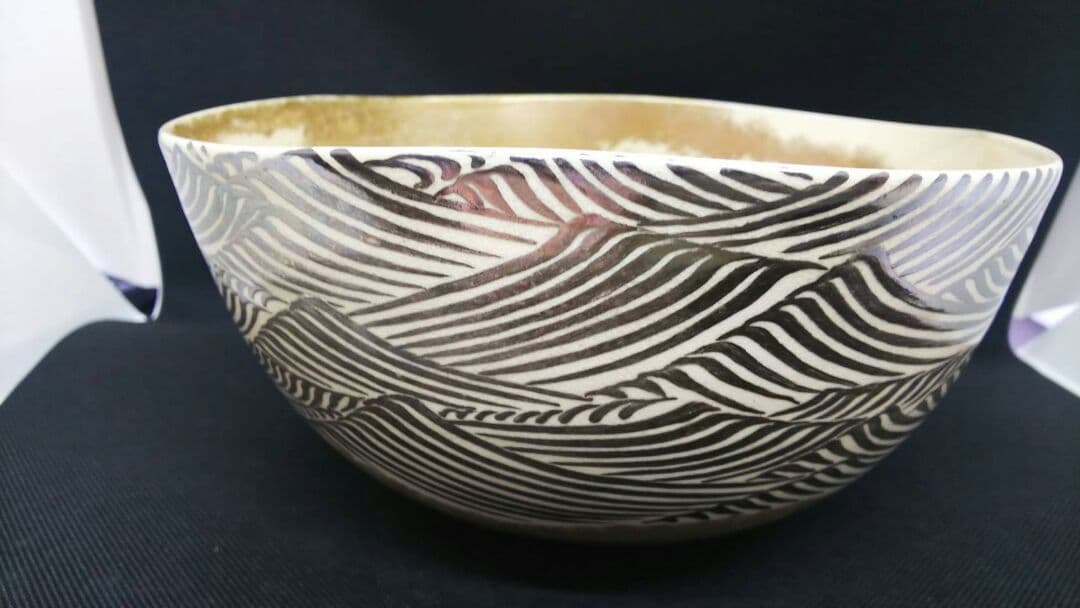 値下げ　茶道具　久宝造　菓子器