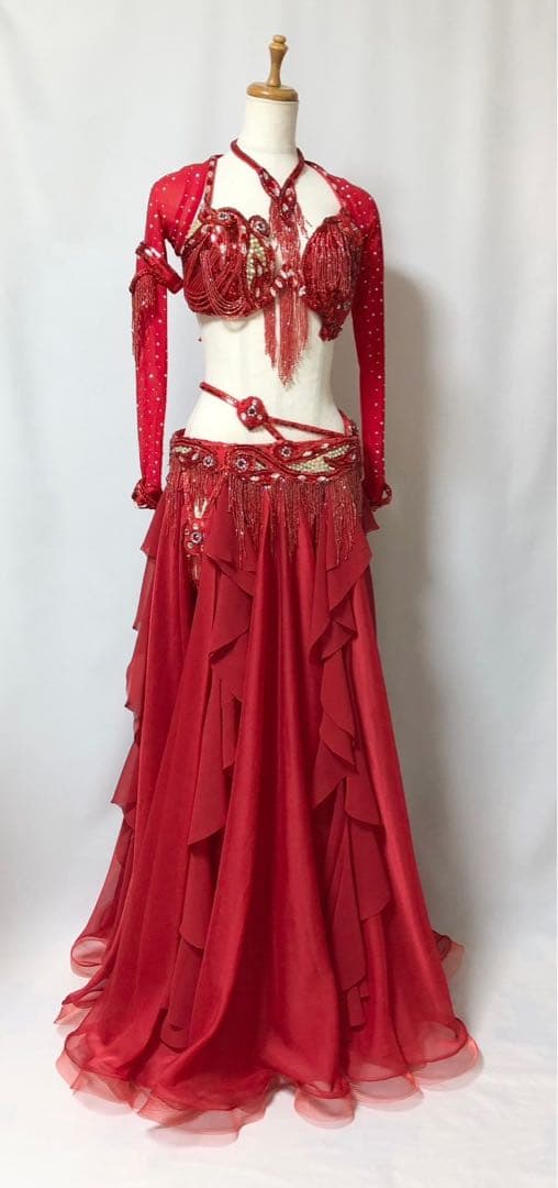 bella 赤ベリーダンス　ベラ　衣装