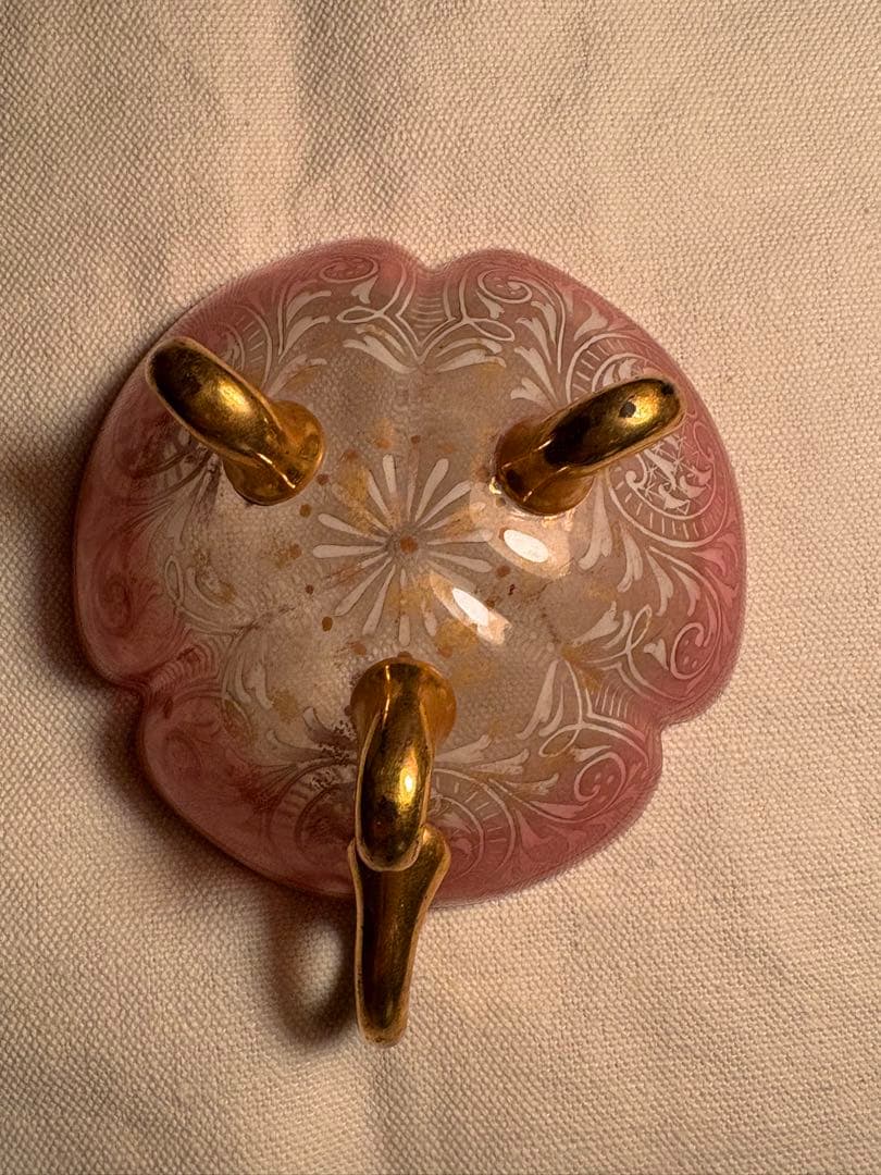 【希少】モーゼル エナメル盛 金彩 ボウル アンティーク、MOSER