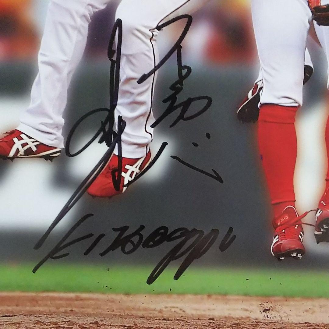 北別府学さん直筆サイン入り「２０１８年広島カープ」カレンダー（美品）