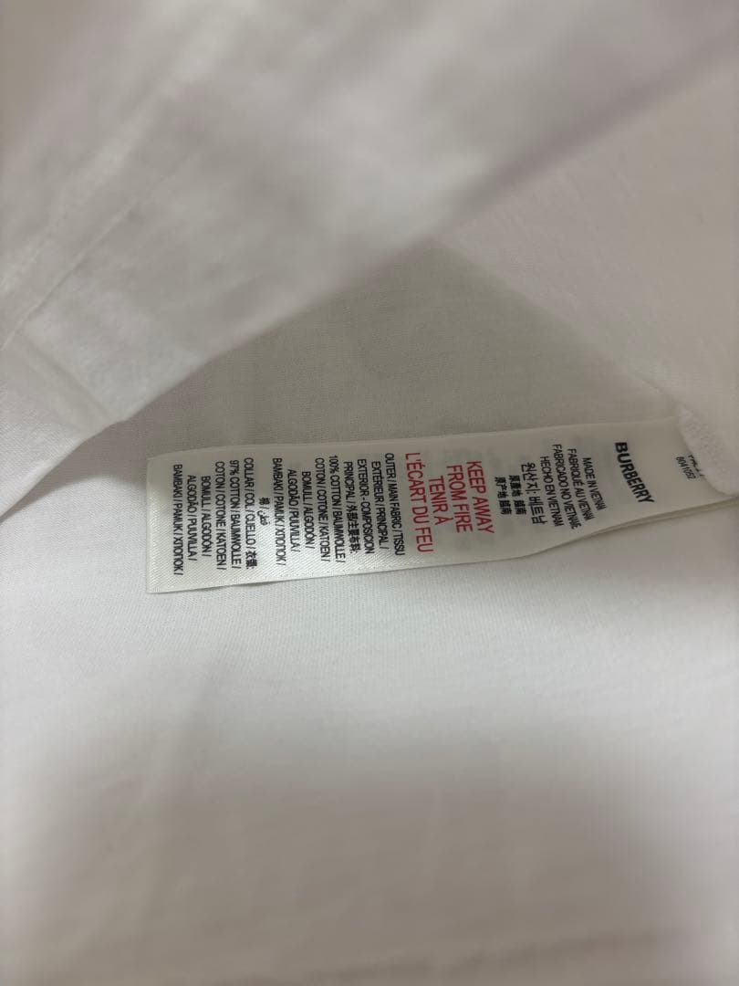 BURBERRY 6y116cm キッズ Tシャツ ホワイト