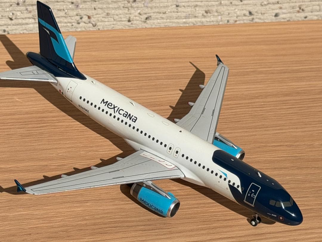【絶版】G2MXA078 A320 メキシカーナ航空 N369MX 1/200