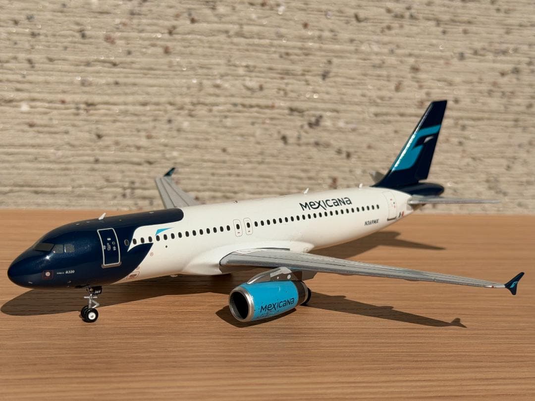 【絶版】G2MXA078 A320 メキシカーナ航空 N369MX 1/200