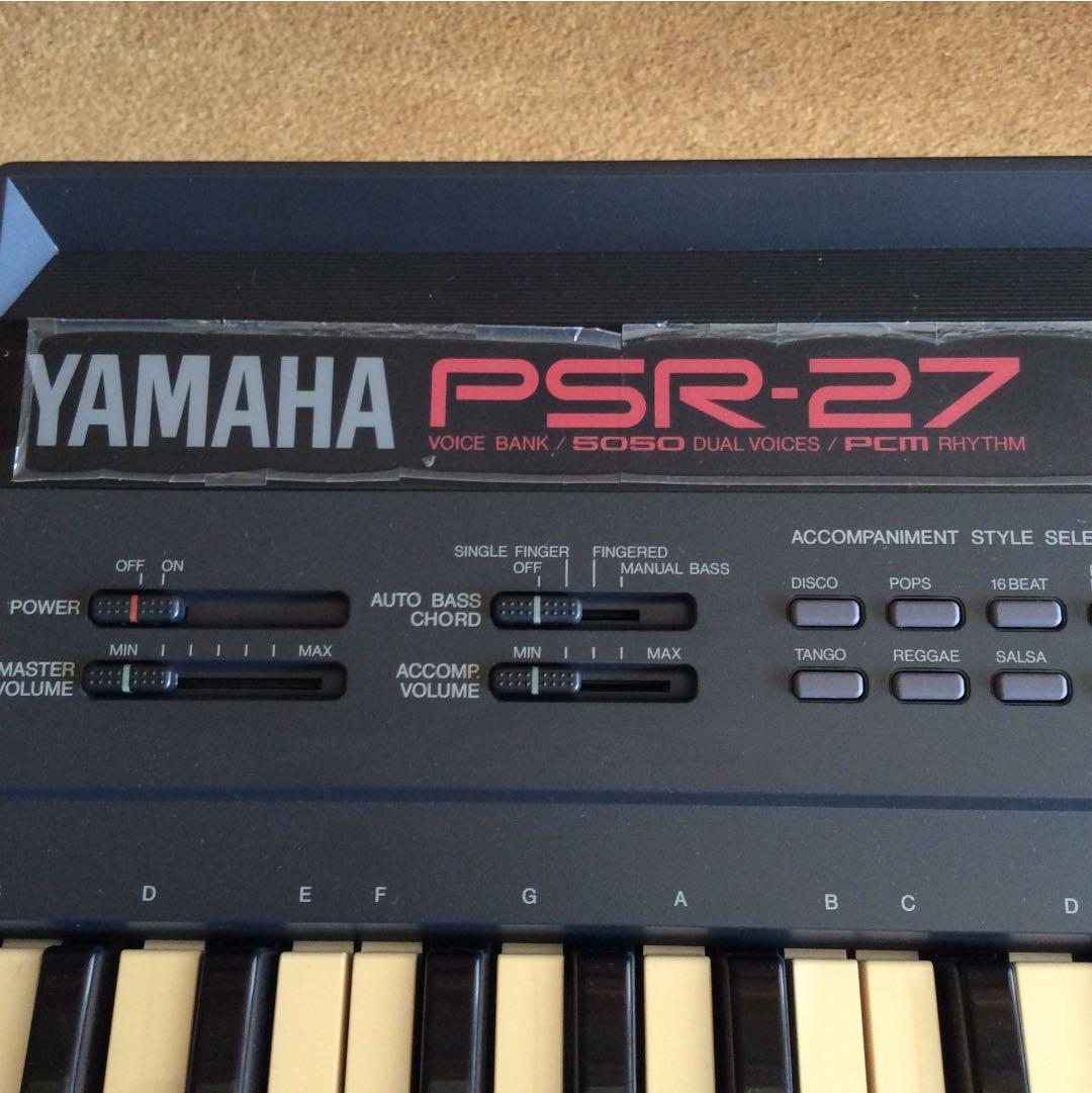 YAMAHA ヤマハ電子ピアノ キーボード鍵盤楽器 PSR-27