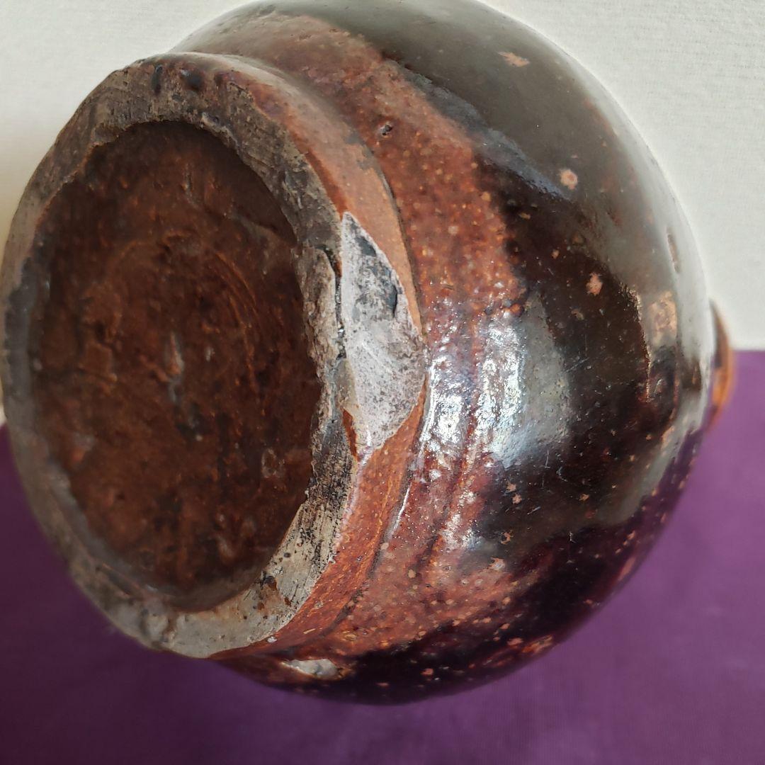 No130　古瀬戸鉄釉徳利　瀬戸　美濃　江戸前期