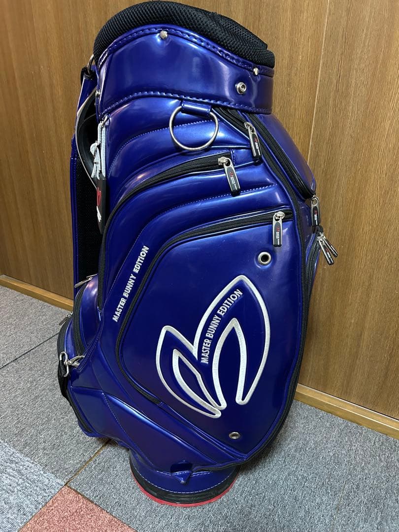マスターバニーエディション ゴルフバッグ 青