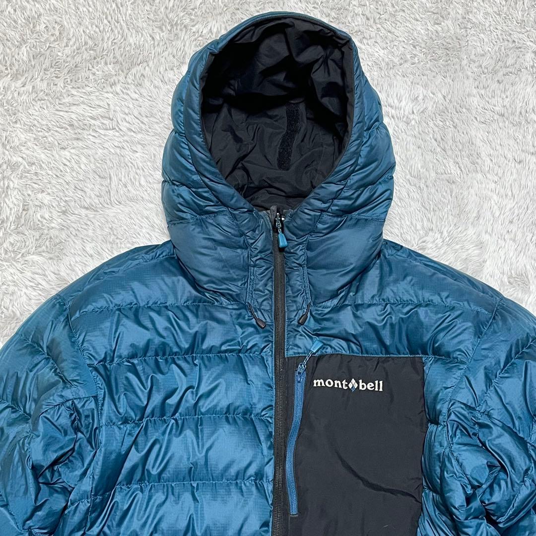 モンベル　ダウンジャケット　コロラドパーカー　リバーシブル　ドローコード　M