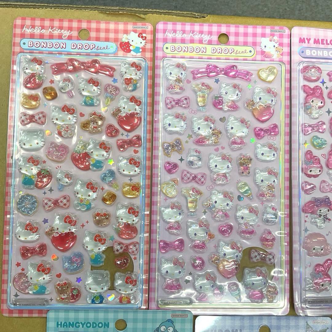 【国内正規品】新品未開封 サンリオ ボンボンドロップシール 7枚セット