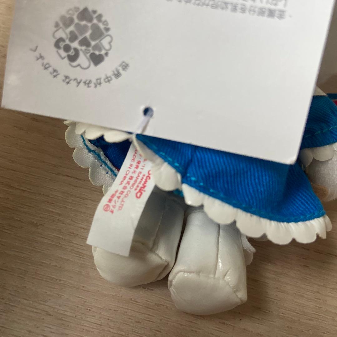 サンリオキティ マスコットキーホルダーユニオンジャックタイニーチャムぬいぐるみ