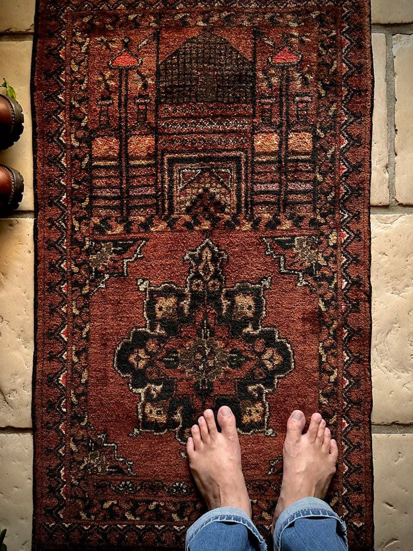 トライバルラグ　ヴィンテージラグ　アフガンラグ　トルクメン　プリミティブアート