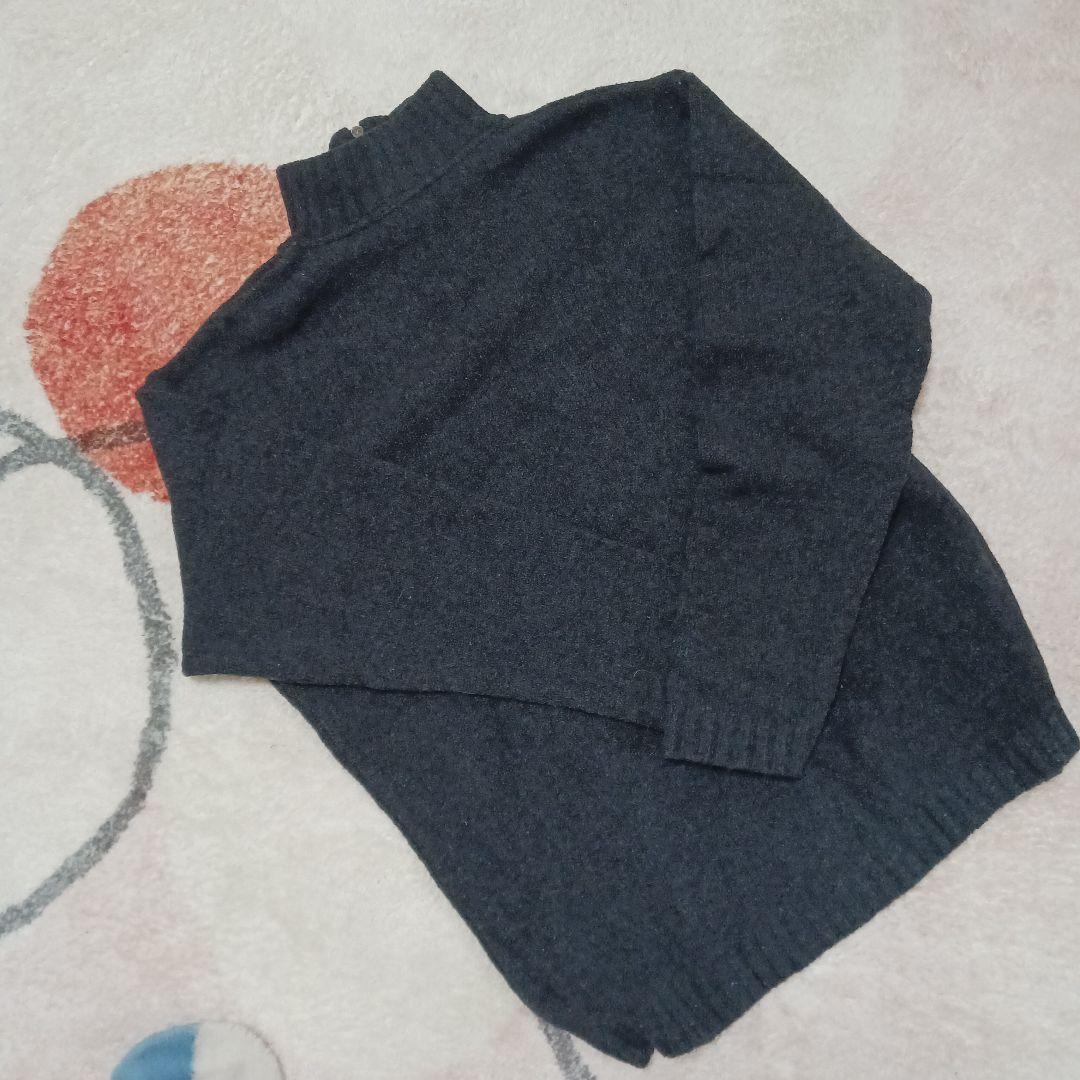 VERSACE JEANS COUTURE ニット 　ダークグレー　セーター