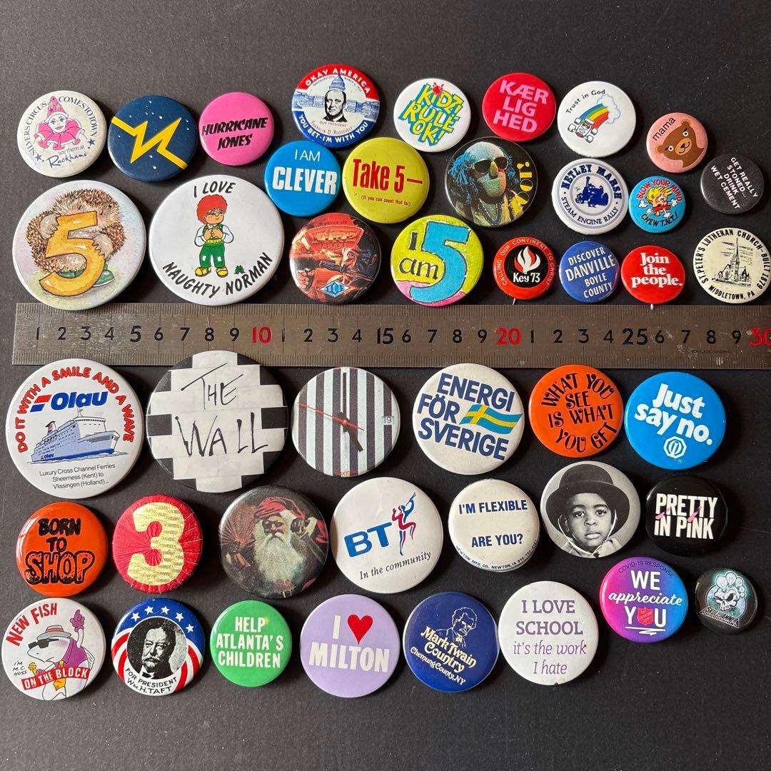 S*N様 ヴィンテージ缶バッジ300個OVER ／US／UK VINTAGE