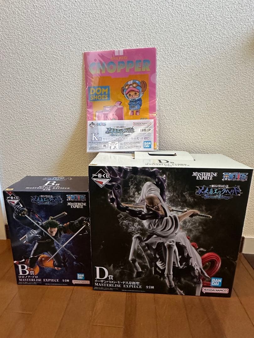 ONEPIECE一番くじ 未来島エッグヘッド ゾロ＆ナス寿郎聖&チョッパー