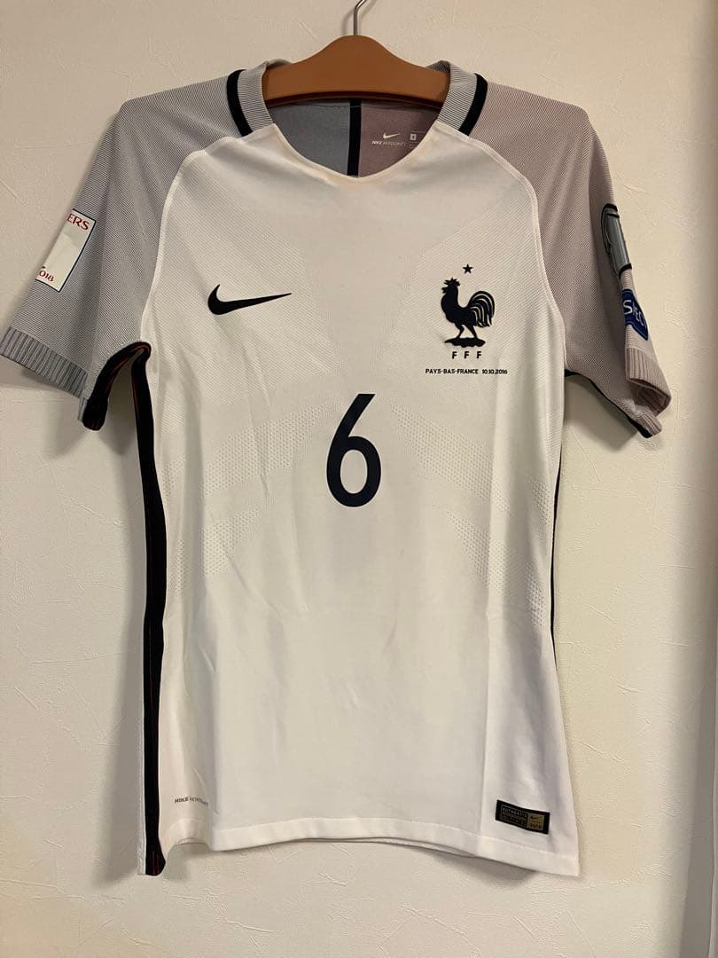 選手用ポールポグバ半袖ユニフォームワールドカップ予選　ナイキ　オーセンティック