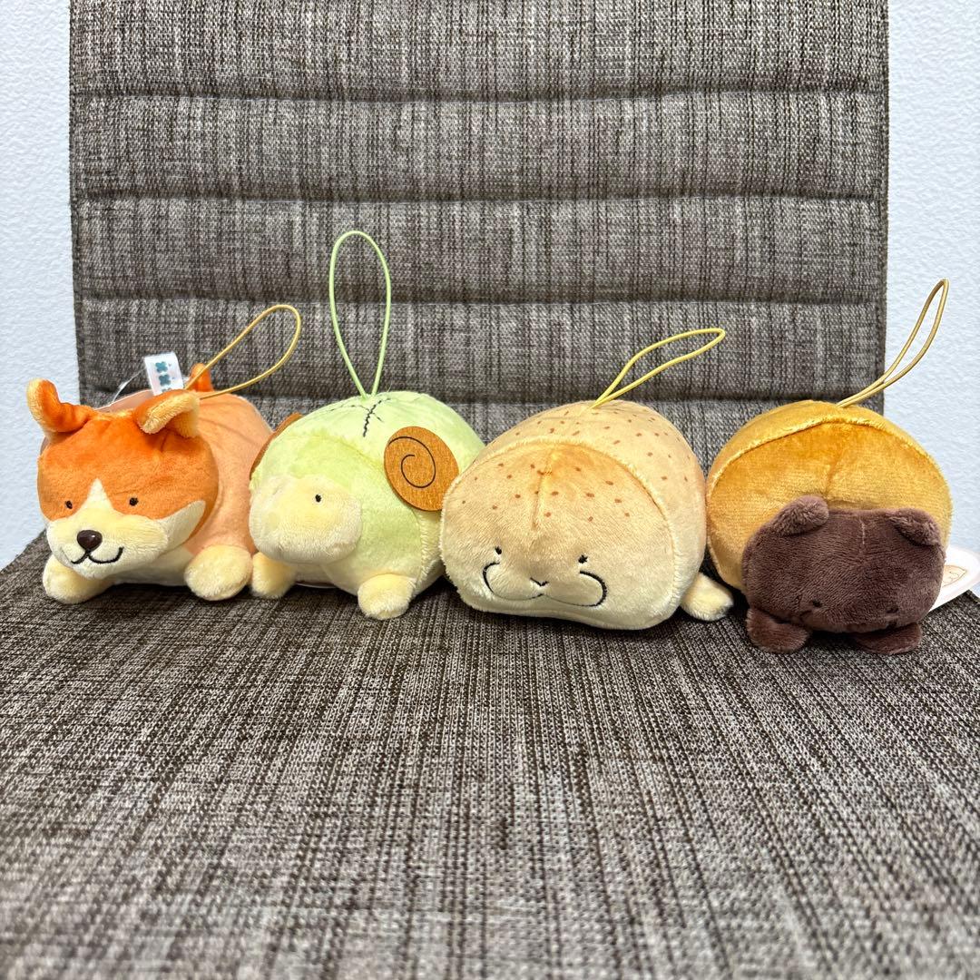 パンズー　マスコットぬいぐるみ　ぱんZoo 全4種セット　新品未使用　美品